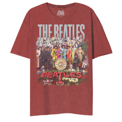 The Beatles Lonely Hearts Floral Unisex T-Shirt