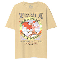 Black Sabbath-Never Say Tour Unisex Tee