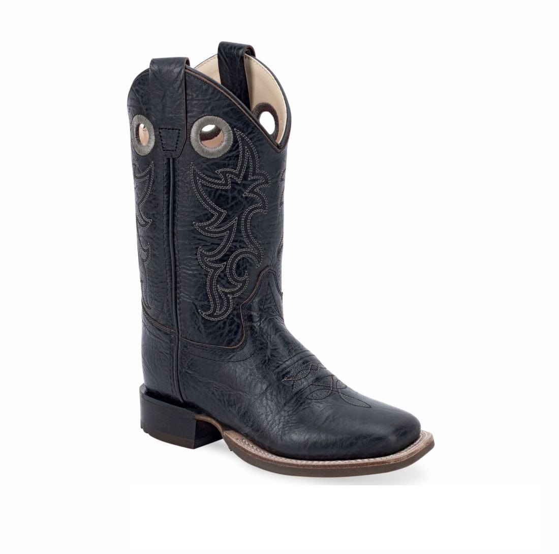 Old West Youth's Broad Square Toe Boots - Old West