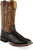 Old West Black Canyon foot Tan Fry shaft Men's Broad Square Toe Boots - Flyclothing LLC