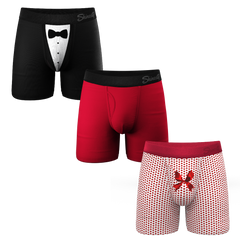 The Classy Date | Ball Hammock® Pouch Boxer Briefs with Fly 3 Pack