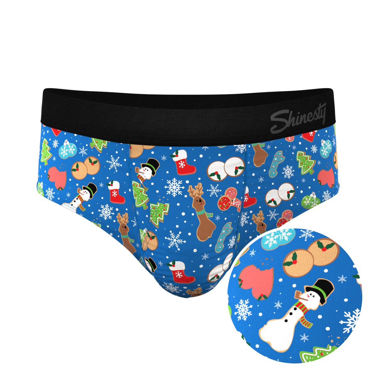 The Baked Goodies | Christmas Cookies Ball Hammock® Pouch Underwear Briefs