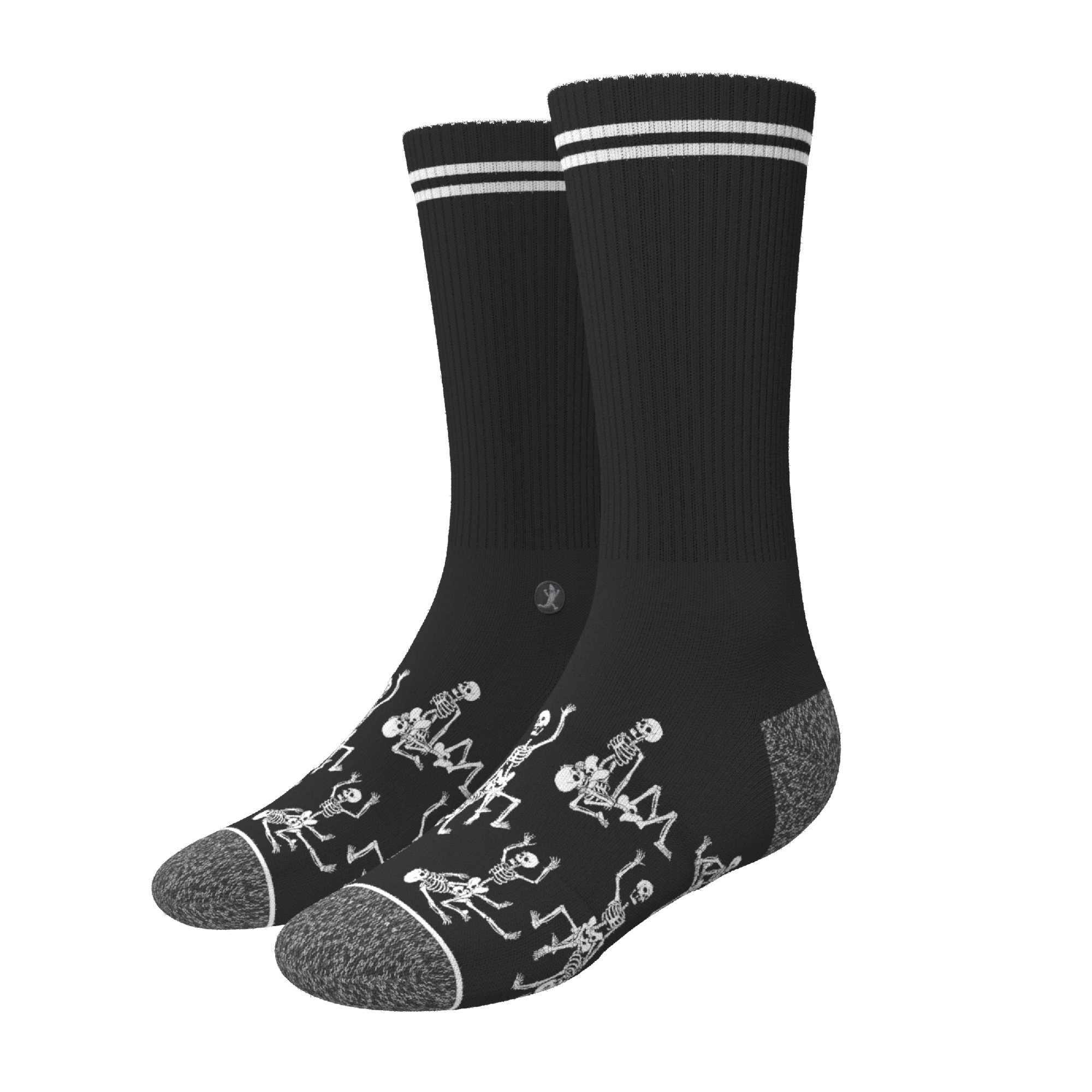 The Bare Back Bones | Skeletons Heel Hammock™ Crew Socks