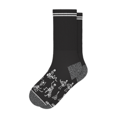 The Bare Back Bones | Skeletons Heel Hammock™ Crew Socks