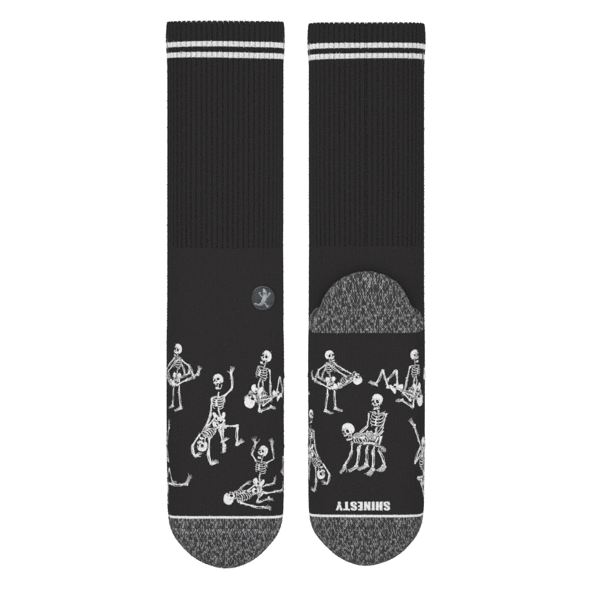 The Bare Back Bones | Skeletons Heel Hammock™ Crew Socks