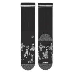 The Bare Back Bones | Skeletons Heel Hammock™ Crew Socks