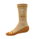 The Barley Pop | Beer Heel Hammock™ Crew Socks - Shinesty