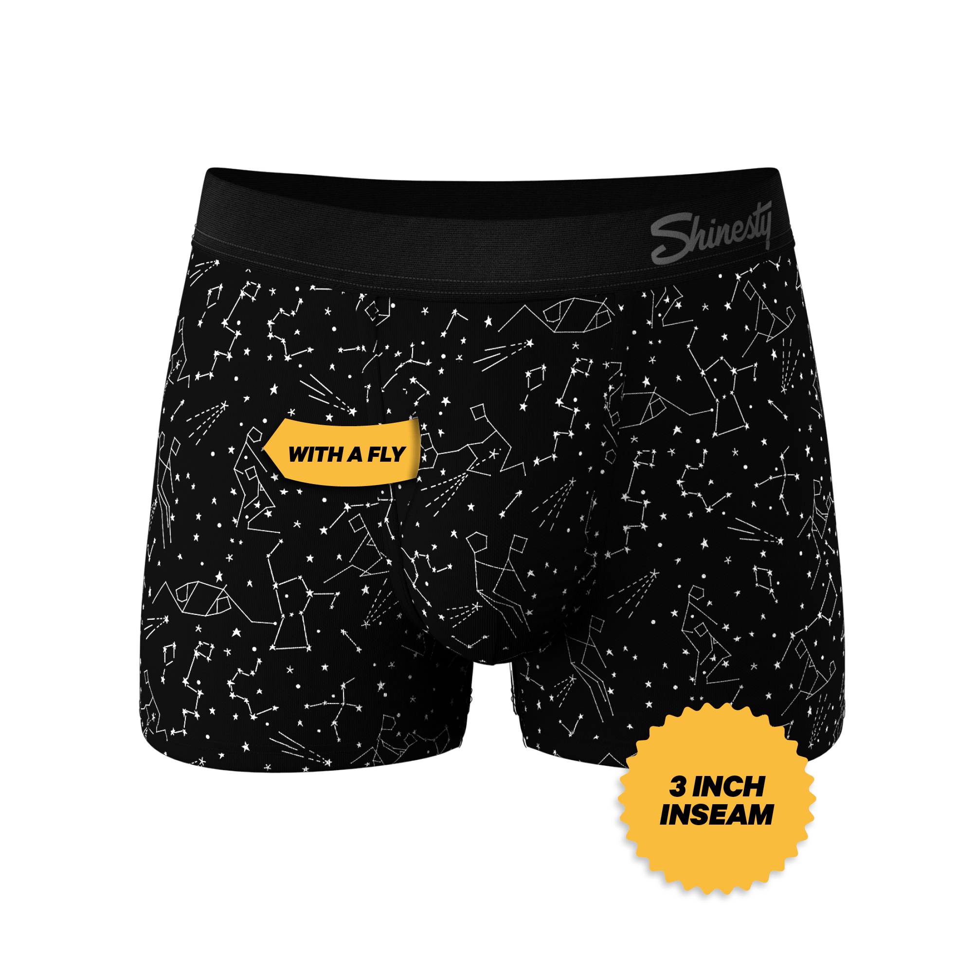 The Big Bang | Glow In The Dark Constellation Ball Hammock® Pouch Trunks Underwear - Shinesty