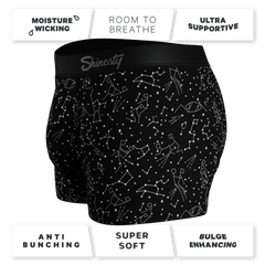 The Big Bang | Glow In The Dark Constellation Ball Hammock® Pouch Trunks Underwear - Shinesty