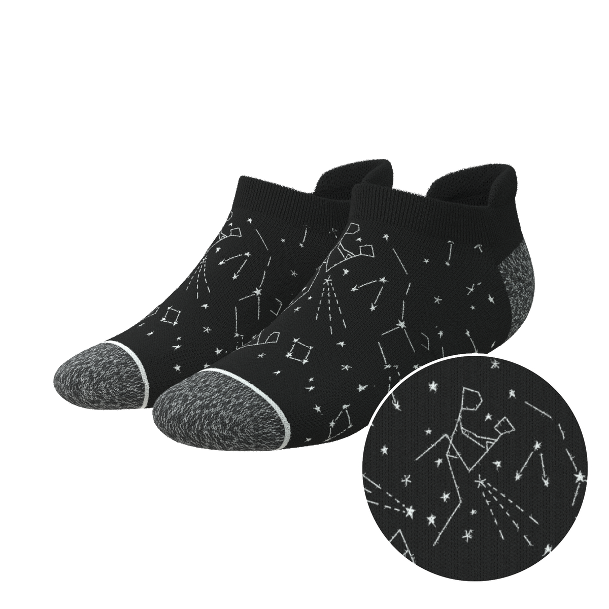 The Big Bang | Constellation Heel Hammock™ Ankle Socks