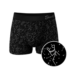 The Big Bang | Glow In The Dark Constellation Ball Hammock® Pouch Trunks Underwear - Shinesty