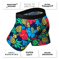 The Big Kahunas | Hawaiian Print Ball Hammock® Pouch Underwear