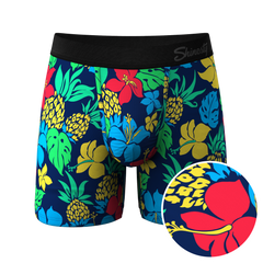 The Big Kahunas | Hawaiian Print Ball Hammock® Pouch Underwear