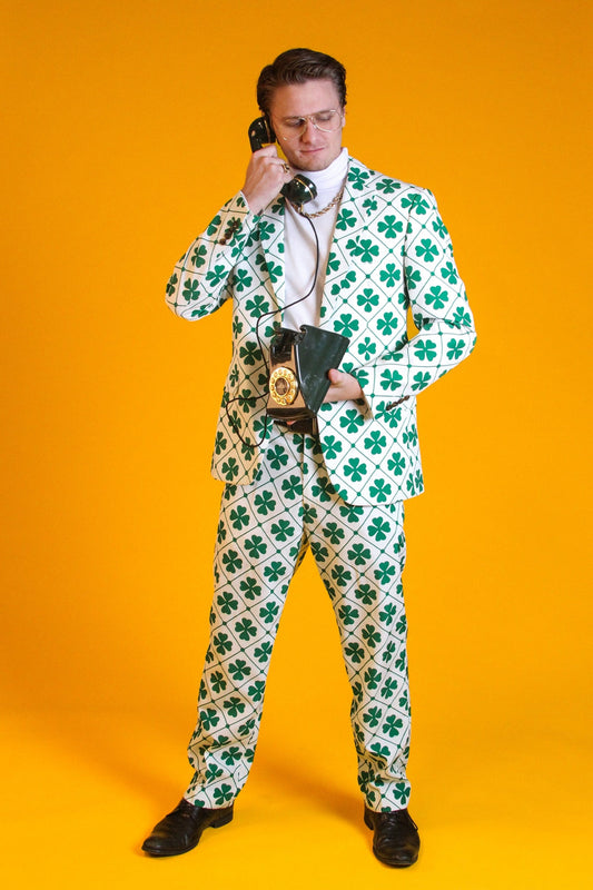 The Big Mistake | Men's Four Leaf St. Patrick's Day Suit - Shinesty