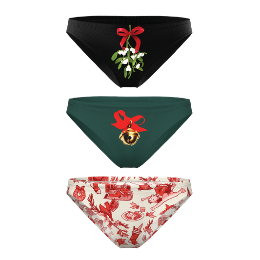 The Flirty Christmas | Bikini Underwear 3 Pack