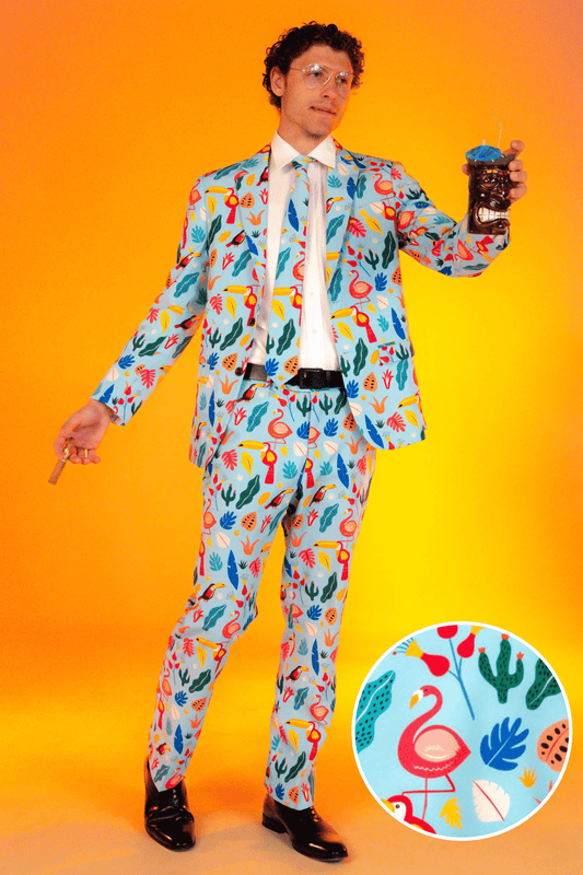 The Birds Of Paradise | Tropical Bird Suit Blazer - Shinesty