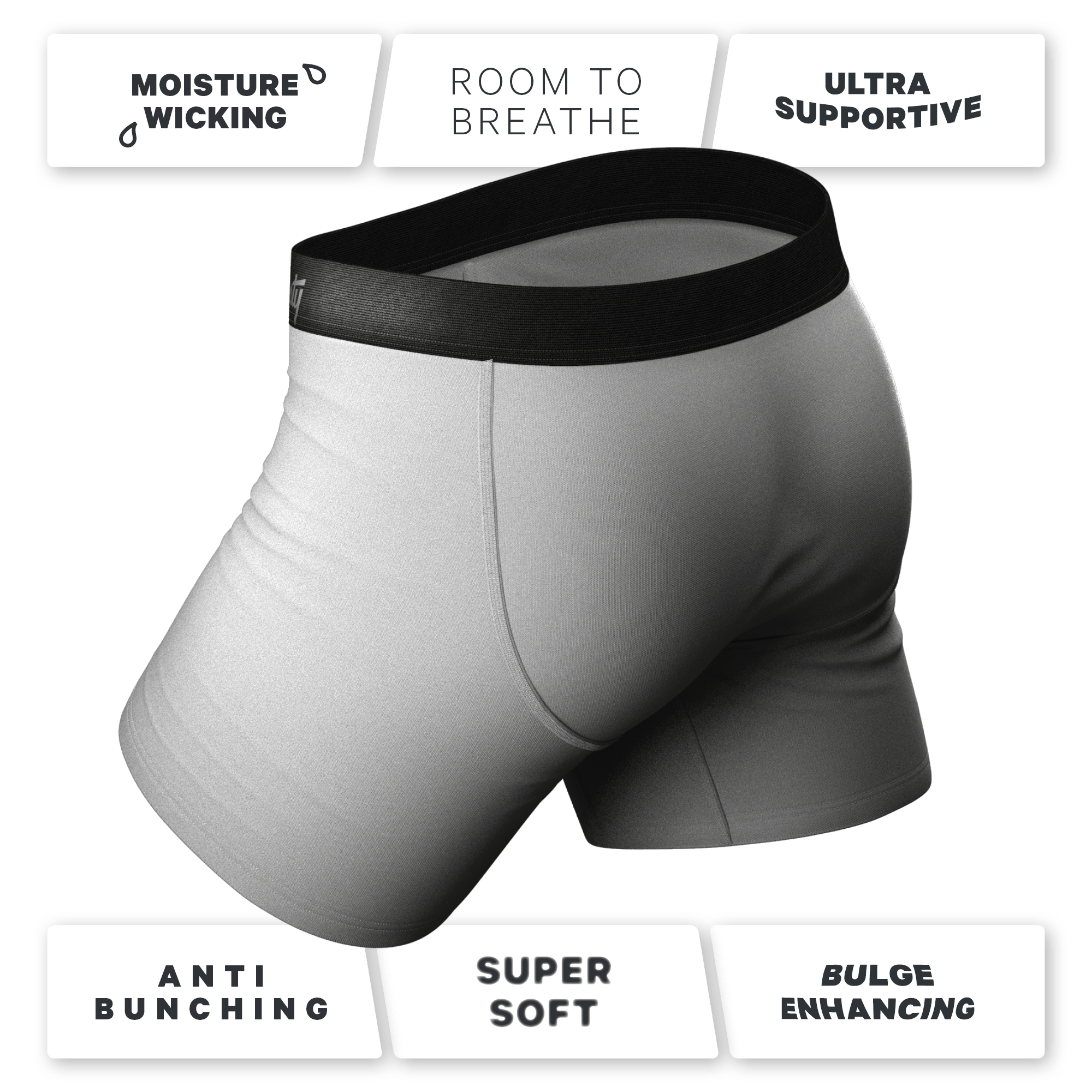 The Solid Dude | Ball Hammock® Boxer Brief 3 Pack - Shinesty