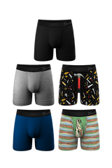 The Dad's Favorite Pack | Ball Hammock® Boxer Brief 5 Pack