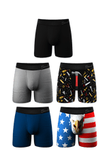 The Best Dad Pack | Ball Hammock® Boxer Brief 5 Pack