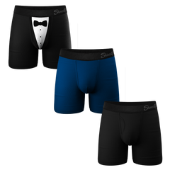 The Black Tie Wedding | Ball Hammock® Boxer Brief 3 Pack