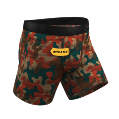 The Blend In | Earthy Camouflage Ball Hammock® Pouch Underwear With Fly