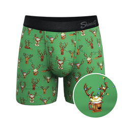 The Blitzened | Reindeer Beer Ball Hammock® Pouch Underwear - Shinesty