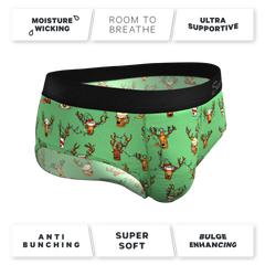 The Blitzened | Reindeer Beer Ball Hammock® Pouch Underwear Briefs