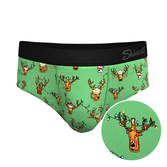 The Blitzened | Reindeer Beer Ball Hammock® Pouch Underwear Briefs