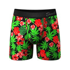 The Bongstera | Tropical Weed Ball Hammock® Pouch Underwear