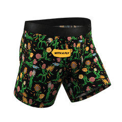 The Garden Of Breedin | Flower Print Ball Hammock® Pouch Underwear With Fly