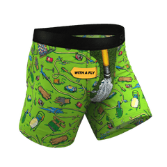 The Nice Piece Of Grass | Gardening Hose Ball Hammock® Pouch Underwear With Fly - Shinesty