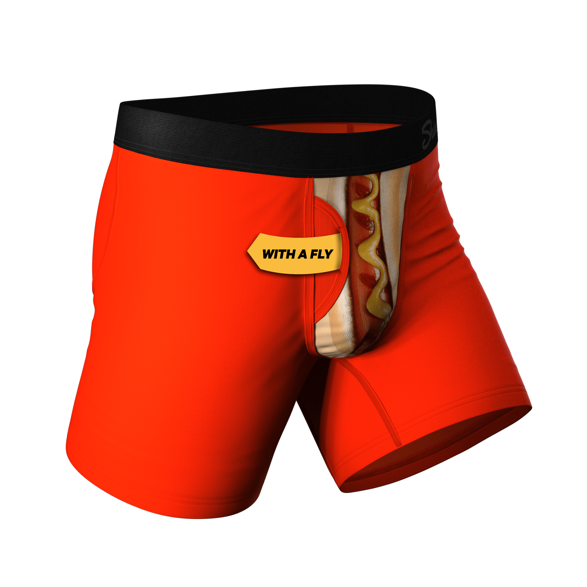 The Coney Islands | Hot Dog Ball Hammock® Pouch Underwear With Fly - Shinesty