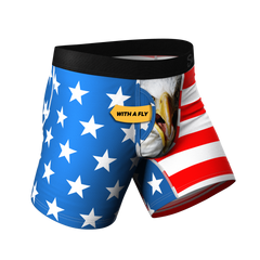 The Mascot | American Flag Ball Hammock® Pouch Underwear With Fly