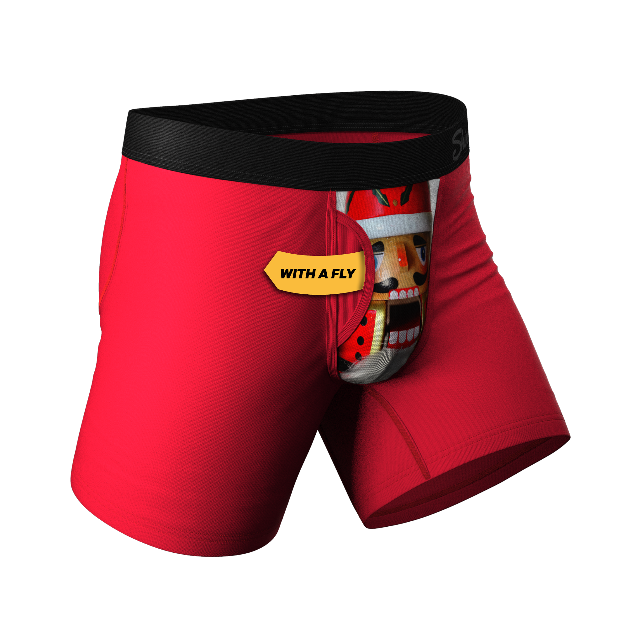 The Nutcrack-Him | Holiday Ball Hammock® Pouch Underwear With Fly