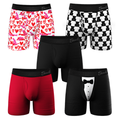 The Valentine | Ball Hammock® Pouch Boxer Briefs with Fly 5 Pack