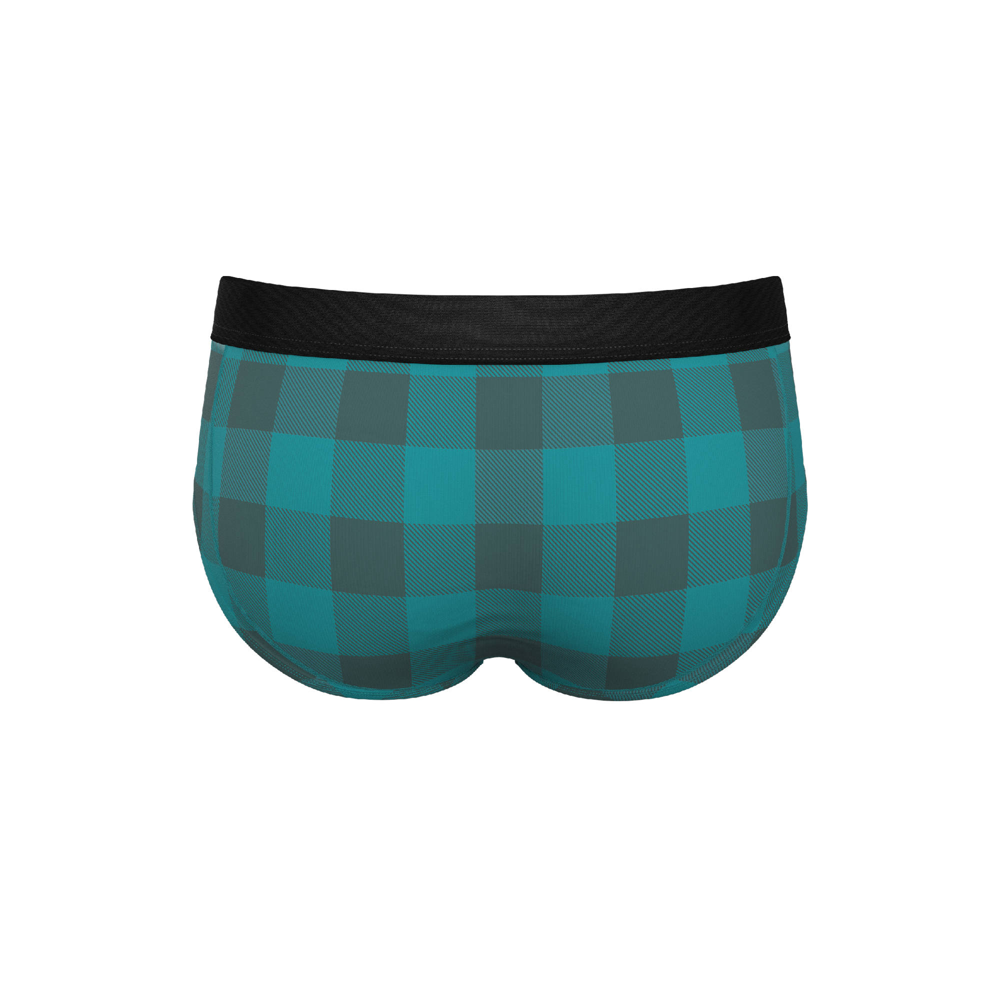 The Plaid And Simple | Green Buffalo Check Ball Hammock® Pouch Underwear Briefs