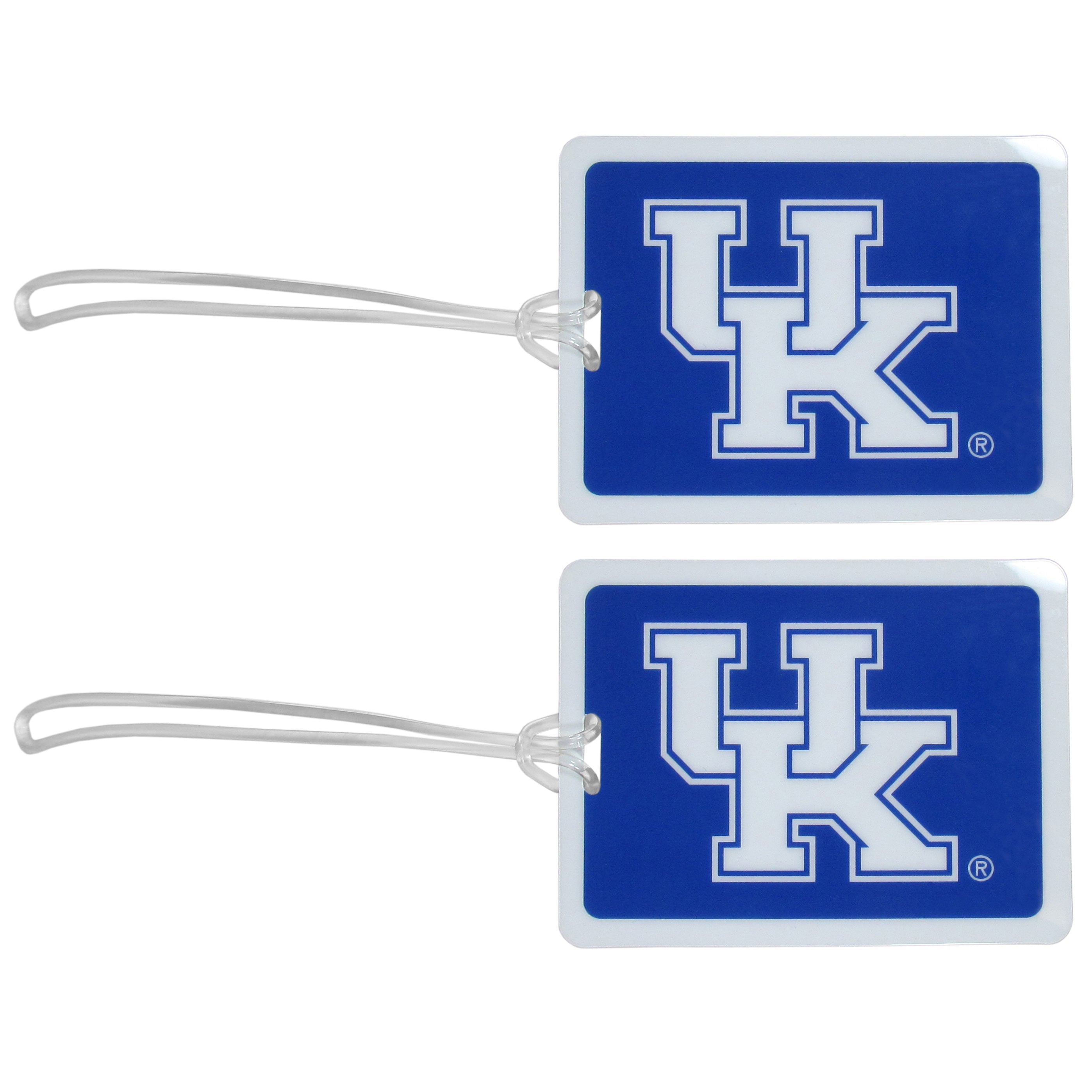 Kentucky Wildcats Vinyl Luggage Tag 2pk