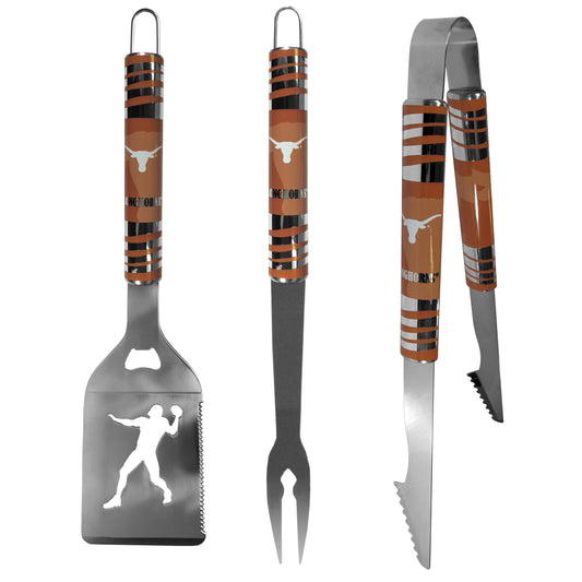 Texas Longhorns 3 pc Tailgater BBQ Tools