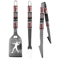 Ohio St. Buckeyes 3 pc Tailgater BBQ Tools - Ohio St. Buckeyes