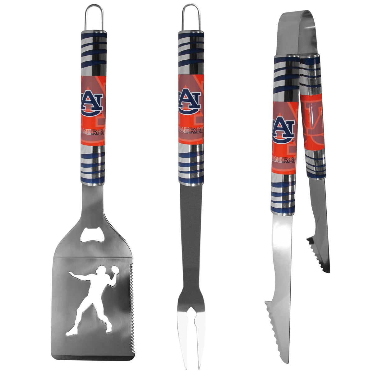 Auburn Tigers 3 pc Tailgater BBQ Tools