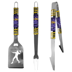 LSU Tigers 3 pc Tailgater BBQ Tools - LSU Tigers