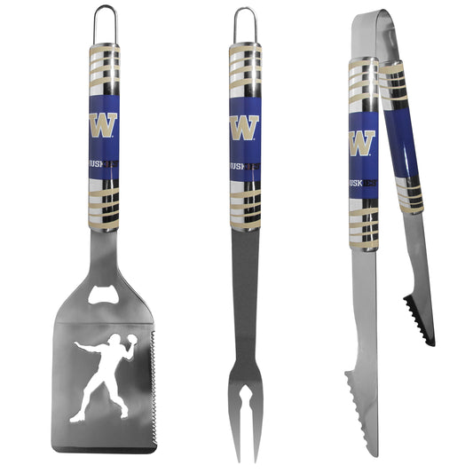 Washington Huskies 3 pc Tailgater BBQ Tools