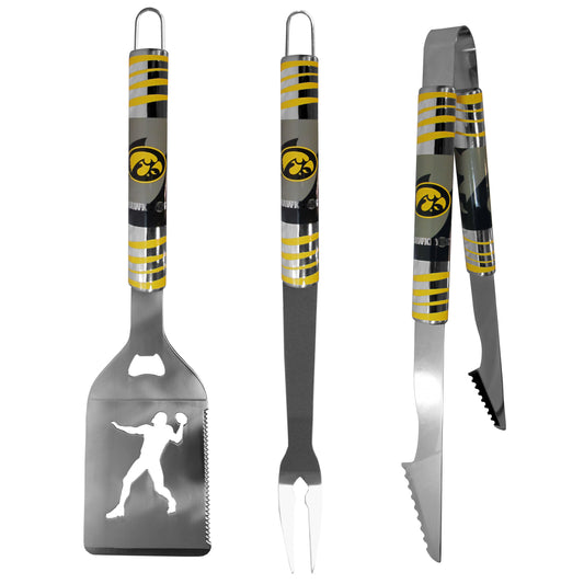 Iowa Hawkeyes 3 pc Tailgater BBQ Tools