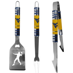 W. Virginia Mountaineers 3 pc Tailgater BBQ Tools