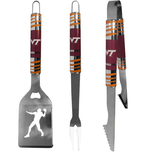 Virginia Tech Hokies 3 pc Tailgater BBQ Tools