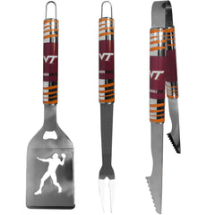 Herramientas para barbacoa de 3 piezas de Virginia Tech Hokies