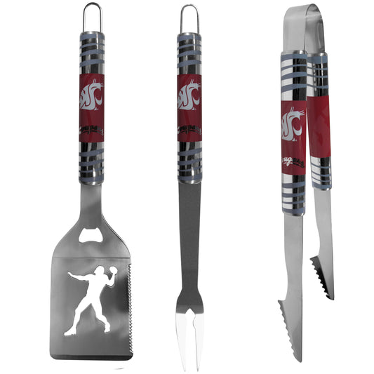 Washington St. Cougars 3 pc Tailgater BBQ Tools