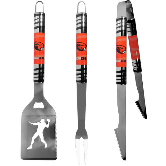 Oregon St. Beavers 3 pc Tailgater BBQ Tools