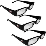 Georgia Bulldogs Reading Glasses 3pk