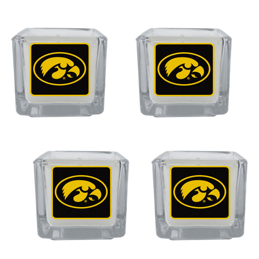 Velas perfumadas Iowa Hawkeyes, paquete de 4